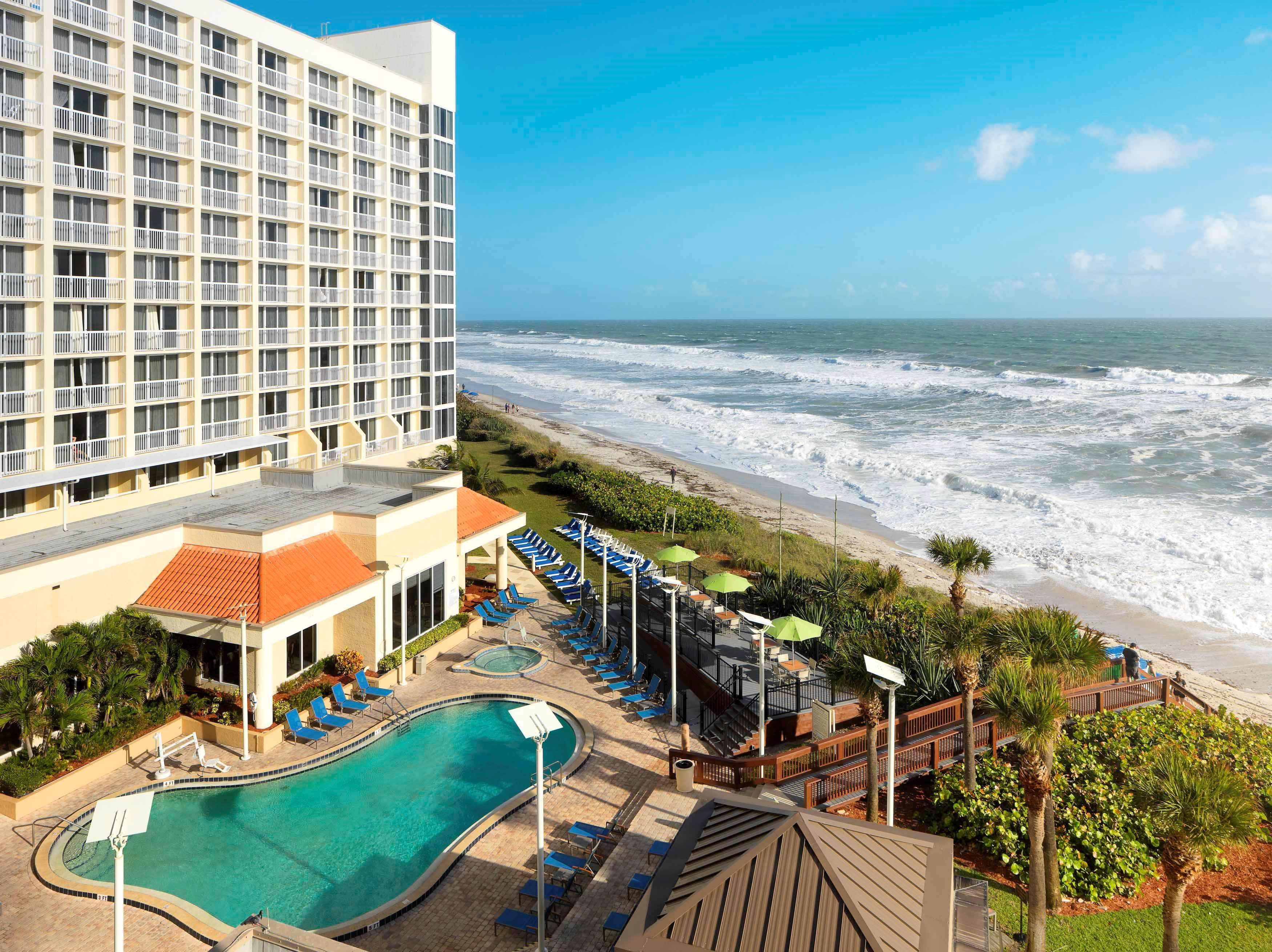 Hilton Melbourne Beach Oceanfront Buitenkant foto